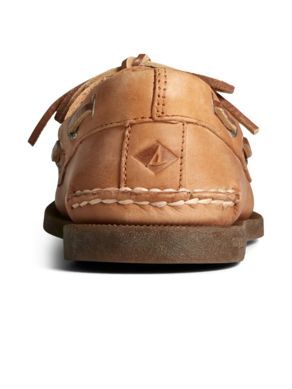 Sperry leather boat